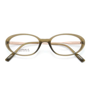 กรอบแว่นตาโอวัลกูโอด้าสำหรับผู้หญิง เลนส์เรซิ่น ป้องกันรังสียูวี แบบเต็มกรอบ M8244 ผลิตที่ตานหยาง - Product Image 2