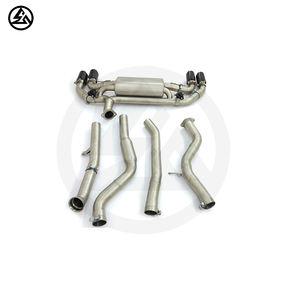 Sistema de Escape CSZ para <span class=keywords><strong>BMW</strong></span> G20 320E/<span class=keywords><strong>330E</strong></span> B48 2.0T, Silenciador Catback con Válvula, Tubos de Acero Inoxidable 304, Puntas Cuádruples - Product Image 6