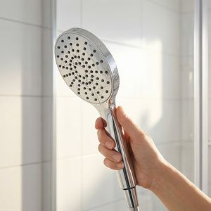 <span class=keywords><strong>Soffione</strong></span> <span class=keywords><strong>doccia</strong></span> a pioggia moderno da 120 mm in ABS, cromato lucido, a funzione singola, per progetti di cabine <span class=keywords><strong>doccia</strong></span> - Product Image 5