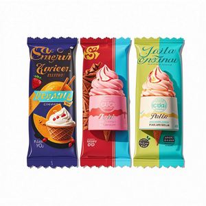 Bolsas de Embalaje para Alimentos Congelados, Resistentes a la Humedad, con Impresión de Logotipo Personalizado, de Plástico Laminado para Almacenamiento en Congelador, para Leche y Gelatina - Product Image 4