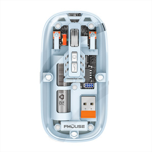 M233 Transparent Magnetic <b>Wireless</b> <b>Mouse</b> <b>Rechargeable</b> Silent Universal For Desktops And Laptops - Product Image 2