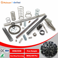 Ressort de compression plat long sur mesure en fil d'acier inoxydable et cuivre, fabricant de ressorts de précision industriels OEM