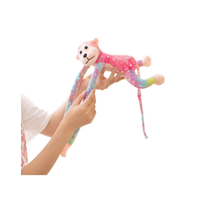 <span class=keywords><strong>Mono</strong></span> de Peluche Multicolor con Brazos Largos y Estampado Metálico, <span class=keywords><strong>Mono</strong></span> Abrazable, Compañero Infantil de Peluche - Product Image 4