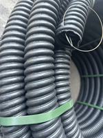 Tuyaux en plastique corrugué HDPE pour la protection des câbles électriques à fibres optiques