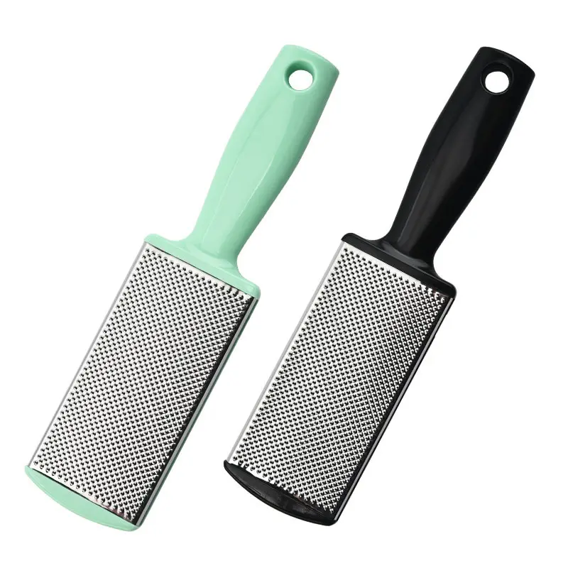 Hot bán giấy nhám chân chân công cụ nhựa dài xử lý Callus Remover hai mặt thép không gỉ chân tập tin