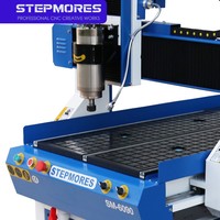 Máquina Router CNC RichAuto DSP Control 6090 en Existencia para Grabado y Corte de Madera/MDF/Acrílico, Fácil de Operar, Husillo de 2.2kW
