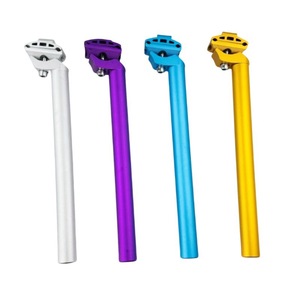 Tija de sillín de bicicleta Mtb 25,4 27,2 28,6 30,4 30,8 31,6*300mm Tijas de sillín de bicicleta de carretera Tija de sillín de bicicleta Piñón fijo <span class=keywords><strong>Fixie</strong></span> Tija de sillín de montaña - Product Image 2