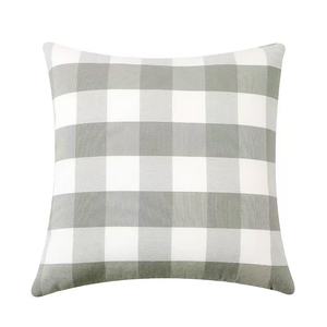 Housse de coussin décorative vert <span class=keywords><strong>sauge</strong></span> à rayures, imprimée, avec fermeture éclair, pour la maison, vente en gros - Product Image 2