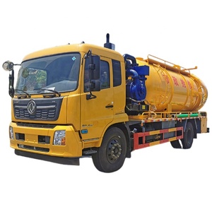 Camión de Succión de Aguas Residuales de 8000 Litros, Marca Dong Feng Isuzu, con Bomba de Vacío a Presión, Fabricado en China - Product Image 1