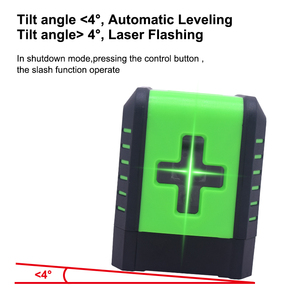 Mini 2 dòng xoay độ chính xác cao màu xanh lá cây ánh sáng quay 360 chéo Dòng tự san lấp mặt bằng laser cấp cho xây dựng - Product Image 4