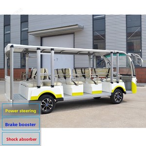 Autobús Eléctrico de Lujo para 14 Pasajeros, 5000W, para Parques y Lugares Turísticos, Modelo 4-23, Fabricado en China - Product Image 1