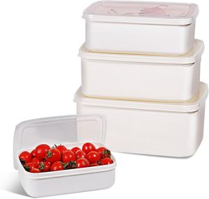 Refrigerator <b>Storage</b> <b>Box</b> PP Plastic Food Grade Crisper <b>Kitchen</b> Fruit Vegetable Egg Freezer sealed <b>Box</b> with Lid 1-3L Capacity - Product Image 1