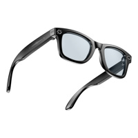 Lunettes intelligentes avec caméra pour l'enregistrement photo et vidéo, reconnaissance de photos par IA ChatGPT, questions et réponses, traduction en direct, appels par écouteurs Bluetooth