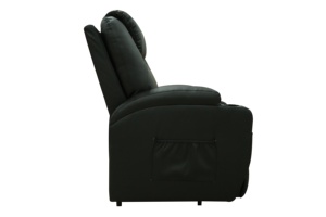 Sillón <span class=keywords><strong>reclinable</strong></span> de elevación de potencia con 8 vibraciones Masaje Calefacción Motor único Dos USB Carga Dos portavasos Marco de metal OEC7 # - Product Image 4