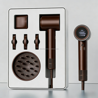 Secador de Pelo de Alta Potencia con Motor de CA de 1300W, Tecnología de Iones Negativos, Alta Velocidad, Temperatura Constante, Diseño Portátil