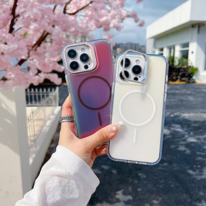 เคสโทรศัพท์มือถือสำหรับ Apple 17 พร้อมที่ยึดเลนส์ ป้องกันรอยขีดข่วน วัสดุ TPU เรียบง่าย สำหรับ iPhone 16 <span class=keywords><strong>Promax</strong></span> เปลี่ยนสีได้ 15 แม่เหล็กไล่เฉด<span class=keywords><strong>สี</strong></span> <span class=keywords><strong>14</strong></span> - Product Image 3