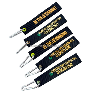 New Trend Custom Brand Name Logo Nylon Lanyard <strong>Keychain</strong> Wholesale Polyester Short Motorcycle Lanyard <strong>Keychain</strong> - Product Image 2