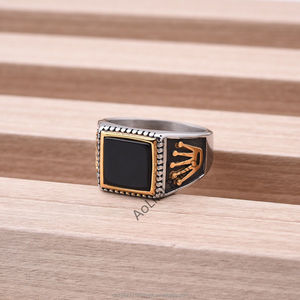 ผู้ชาย/ผู้หญิงหลากหลายอัญมณีสี 18K ทองชุบสแตนเลสสตีลแหวนปาล์มเครื่องประดับ,โรงงาน<span class=keywords><strong>ขาย</strong></span>ตรง - Product Image 6