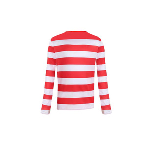 Camisa de Manga Larga a Rayas Clever Wally, Disfraz Unisex para Juego de Roles, Halloween, Anime, Fiestas - Product Image 1