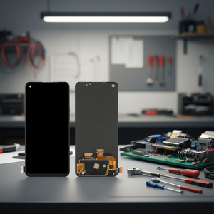 Pantalla LCD completa y táctil Oppo para Find X3 Lite Reno5 5G Reno6 5G Negro - Product Image 3