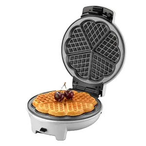 Afneembare Antikleeflaag Plaat Belgische Wafel Sandwich Maker Elektrische Donut Maker Met Temperatuurregeling