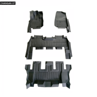 Tapis de sol de voiture en TPE certifiés CE, tapis de sol de voiture en matériau recyclé, imperméables, tapis de voiture 5D en TPE, utilisation LHD pour CHANGAN X7