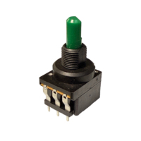Potensiometer Sudut Resistor Rotary Film Karbon Berkualitas Tinggi RK17F 17mm dengan Poros Terisolasi untuk Kontrol Volume