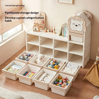Meuble de rangement modulaire en plastique pour bébé en forme de lion, avec plusieurs tiroirs, grande capacité, organisateur de jouets, dimensions