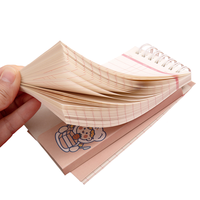 BECOL Nouveauté Carnet de mots portable mignon et mini, carnet de poche épaissi, carnet à spirales coloré pour étudiants