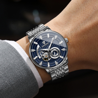 BINBOND 2026 Nuevo Modelo Original Relojes de Lujo para Hombre Correa de Acero Resistente al Agua Reloj Mecánico Luminoso para Hombre