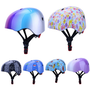 Casque demi-coque réglable pour enfants - Garçons et filles - Équipement de sécurité pour vélo, patins à roulettes, skateboard et draisienne - Product Image 6