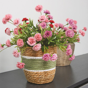 Yihua - Arte Floral, Carnaciones Artificiales, 18 Piezas, Flores de Seda, Decoración del Hogar, Arreglo para Mesa de Sala de Estar - Product Image 2