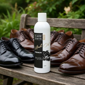 Mink Oil Liquid 236ml Leather Restorer and Moisturizer for Worn <strong>Scuffed</strong> and Faded Shoes - Product Image 3