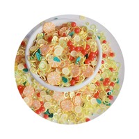 500G Plak Van Polymeerklei Met Citroenfruit-Thema Hagelslag Hete Plak Van Zachte Klei Voor Nail Art-Vakantiefeestdecor Liefdesbeeldje Model