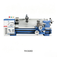 Tour manuel multifonction YH3680 de qualité industrielle pour usage domestique, mini-tour de bureau haute puissance pour le travail des métaux