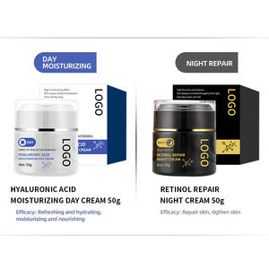 Produits de soin de la peau organiques raffermissants et liftants en gros, crème à la perle dorée, crème de jour et de nuit au rétinol - Product Image 2