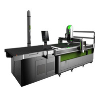 YINENG TECH — table de découpe du tissu, machine à découper le textile, avec couteau, CNC
