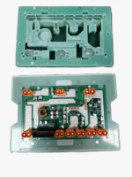 Circuit de montage de post-soudage manuel personnalisé gabarit d'essai de positionnement de carte de circuit imprimé usiné CNC pour perçage de type brochage PCBA