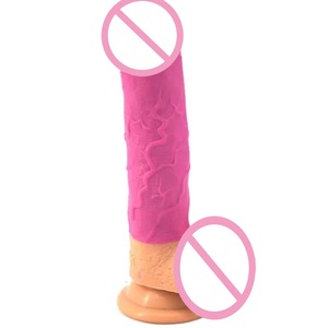 FAAK Dildo Pequeño de Silicona de 3.5 cm de Diámetro con Ventosa, Colores Rosa, Dorado y Negro, Dildo Realista, Tapón Anal, Juguetes Sexuales - Product Image 6