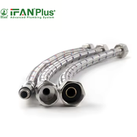 IFANPLUS échantillon gratuit tuyau de plomberie tuyau de douche de salle de bain tuyau flexible tressé en acier inoxydable