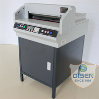 Máquina de Corte de Papel Digital Eléctrica 450VS+ Tamaño A4/A3 450mm de Alta Seguridad con Motor Computarizado y PLC para Libros y Álbumes