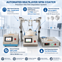 HARVES Appareil de Revêtement par Centrifugation Automatisé Multi-couches avec Couvercle Chauffant et Distributeur de Solution HW-VTC-100ML