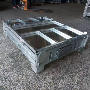 फोल्डेबल धातु कारोबार बॉक्स भारी शुल्क स्टील ibc कंटेनर टोटे टैंक वाहन घुड़सवार तरल टैंक मध्यवर्ती थोक भंडारण - Product Image 3