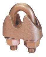 Abrazadera de <span class=keywords><strong>clip</strong></span> de cuerda de alambre maleable DIN 741 de gran oferta de calidad, acero galvanizado, aparejo de sujeción, herrajes de fundición ZP personalizables - Product Image 2