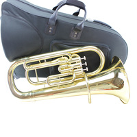 Bb Three-Valve Euphonium Beginner Adult Band Instrument