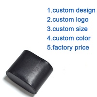 Prix d'usine, vente en gros, coussin de présentation de montre en forme de bracelet en similicuir PU noir de luxe