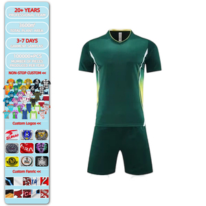 Maillot de football personnalisé à manches courtes, séchage rapide, imprimé par transfert thermique, avec écusson <span class=keywords><strong>3D</strong></span>, pour équipes professionnelles – Collection Championnat - Product Image 1