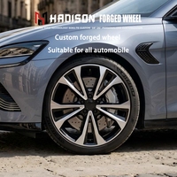 Jantes personnalisées forgées à coupe diamantée bicolores légères 5x114.3 5x120 19 20 21 pouces pour NIO ES8 BYD Seal Tesla Model Y