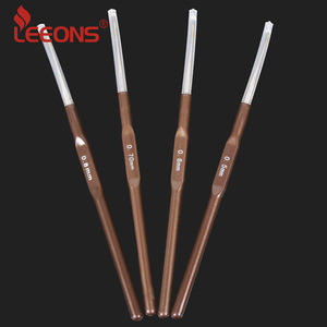 Agujas de Ganchillo de Aluminio Leeons de 0.5 mm, 0.6 mm, 0.7 mm, 0.8 mm, Microagujas <span class=keywords><strong>para</strong></span> Hacer Trenzas y Peinados con Rastas - Product Image 6