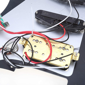 ชุดแผ่นป้องกันกีตาร์ไฟฟ้าแบบมีสายพร้อมติดตั้ง (Prewired) รุ่น Sractah Plate Set <span class=keywords><strong>SSH</strong></span> พร้อมปิ๊กอัพเซรามิกแบบไร้เสียงรบกวน สำหรับกีตาร์ไฟฟ้า ST - Product Image 4